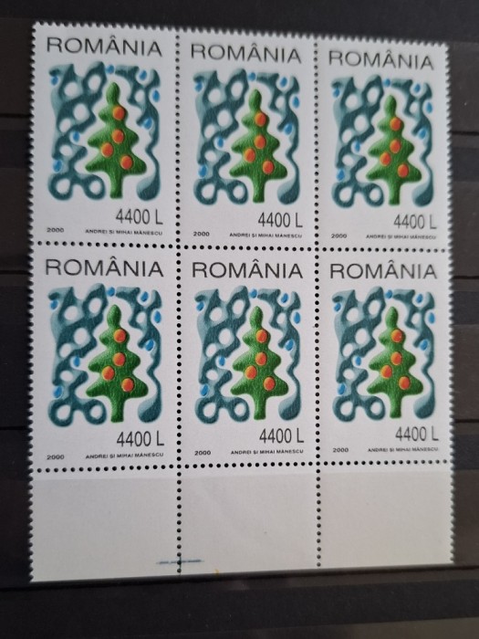 Romania MNH 2000 - Craciun - LP 1537 X6