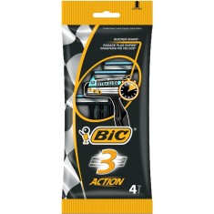 Set 4 Aparate De Ras Bic Action Cu 3 Lame, Lame De Barbierit, Lame Pentru Ras, Bic Pentru Barbierit, Bic Pentru Ras, Aparat Pentru Ras, Aparat Pentru foto