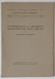 INSTITUTUL GEOLOGIC AL ACADEMIEI R.P.R. , CONTRIBUTIUNI LA OBTINEREA ACETILENEI DIN GAZUL METAN de CORNEL DUMITRESCU , 1949
