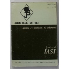 JUDETUL IASI de I. SANDRU ...AL. UNGUREANU , SERIA &#039;&#039; JUDETELE PATRIEI &#039;&#039; , 1972