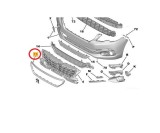 Rama grila radiator Peugeot 301, 01.2017-, Fata, fara inscriptia Peugeot; cromat, Aftermarket