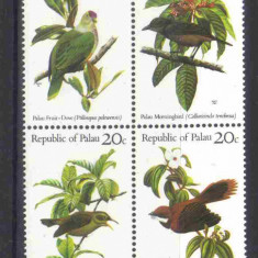 PALAU 1983, Fauna, Pasari, serie neuzata, MNH