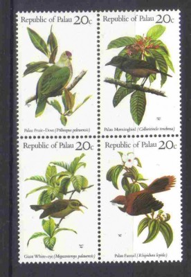 PALAU 1983, Fauna, Pasari, serie neuzata, MNH foto