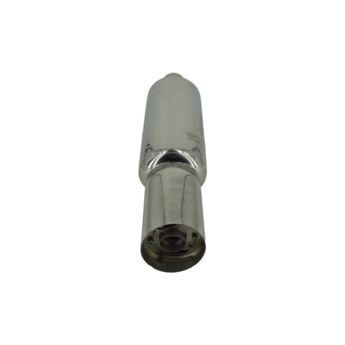 Toba sport inox cu silencer si reglaj de sunet, intrare 5 cm, iesire 9 cm, lungime 46 cm Cod: 142XT