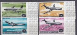 DB1 Burundi 1967 Aviatie Posta Aeriana 4 v MNH NDT