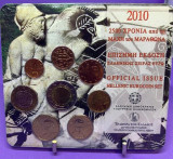 GRECIA 2010 -Set monetarie 1 cent -2 euro comemorativ &ldquo;Bătălia de la Maraton&rdquo; BU