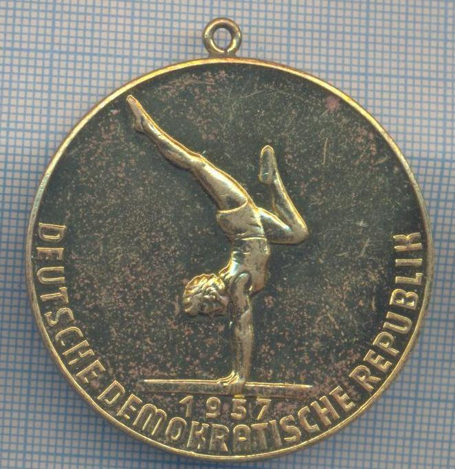 AZ 143 MEDALIE SPORTIVA-CAMPIONATE GERMANE PE ECHIPA LA GIMNASTICA ARTISTICA-RDG