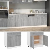 vidaXL Dulap inferior cu sertar &ldquo;Lyon&rdquo; gri sonoma 80x46x81,5cm