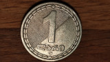 Georgia - moneda de colectie - 1 lari 2006 - scris fine pe muchie - superba!, Europa