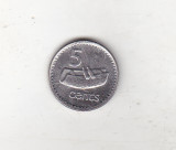 bnk mnd Fiji 5 centi 1998 unc