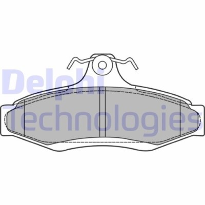 Delphi set placute frana, frana disc foto