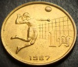 Moneda OLIMPICA 1 JIAO - CHINA, anul 1987 * cod 4623 UNC - RARA