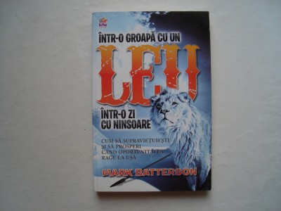 Intr-o groapa cu un leu intr-o zi cu ninsoare - Mark Batterson foto