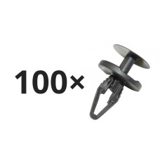 Set 100 clema fixare plastic Chevrolet Matiz, Spark, Chrysler 300c, Pacifica, Voyager, Daewoo Kalos, Dodge Caravan, Ram, Ford Edge, Fiesta, Focus, Ga