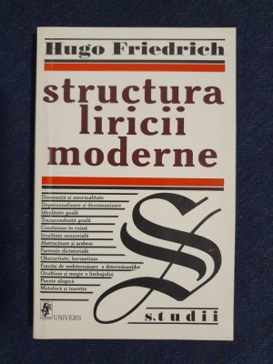 Structura liricii moderne &amp;ndash; Hugo Friedrich foto