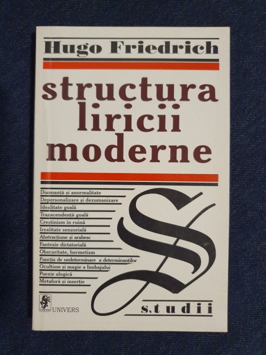 Structura liricii moderne &ndash; Hugo Friedrich