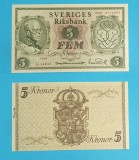 Suedia (p41) 5 Kronor 1948 &#039;Nonagenar&#039; serie: 1948 0154293, Comemorativa