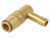 Conector Rapid Unghi 90&deg; Alamă 10bar FPM
