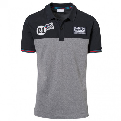 Tricou Polo Barbati Oe Porsche Martini Racing Marime XL Gri / Albastru WAP9220XL0J foto