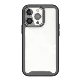 Husa defense 360 pro compatibila cu apple iphone 13 pro (spatele, lateralele si folie), black, Htphone