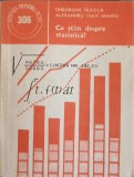 Ce stim despre statistica? - Gheorghe Fratila, Alexandru Isaic-Maniu - Editura Stiintifica, 1988, Marketing, Statistica