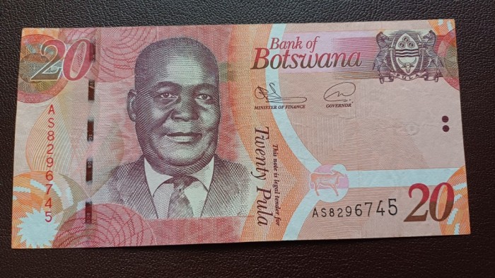 Botswana - 20 Pula 2012