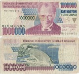 1995 , 1,000,000 turkish lira ( P-209a.2 ) - Turcia