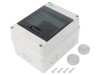 Carcasă pentru aparatură modulară IP55 Gri Deschis 5 Module