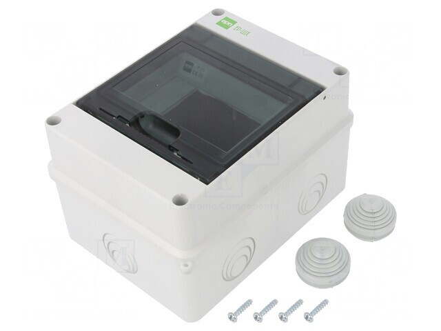 Carcasă pentru aparatură modulară IP55 Gri Deschis 5 Module