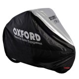 Cumpara ieftin Prelata Protectie Bicicleta Oxford Aquatex Negru/Argintiu - Husa Impermeabila Anti-Praf, UV, 190x72x110cm