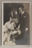 PRINTUL SI PRINTESA CARL AUGUST , CARTE POSTALA ILUSTRATA , MONOCROMA, NECIRCULATA , INCEPUTUL SEC. XX