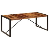 Cumpara ieftin Masa de bucatarie, 200 x 100 x 75 cm, lemn masiv de acacia