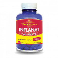 Inflanat+ Curcumin95, 120 capsule vegetale, Herbagetica