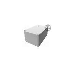 Carcasa aluminiu, 80mmx125mmx58mm, IP66, HAMMOND - 1550Z108BK