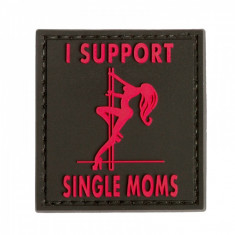 Patch "SUPPORT SINGLE MOMS" 3D [JTG]