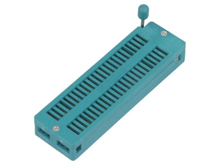 Soclu ZIF DIP48 THT 50VDC