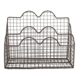 Cumpara ieftin Organizator documente fier maro 27x12x22 cm