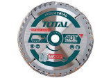 TOTAL - PANZA FERASTRAU TCT PENTRU LEMN - 185X25.4MM (INDUSTRIAL) PowerTool TopQuality
