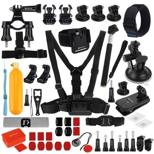 Kit 53 Accesorii Puluz PKT16 pentru Camera Actiune GoPro DJI Insta360