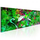 Cumpara ieftin Tablou - Green Fantasy 120x40 cm