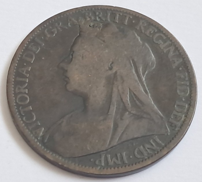 Marea Britanie, One Penny 1899