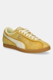 Puma sneakers din piele intoarsă Brasil The NeverWorn V culoarea galben, 401643