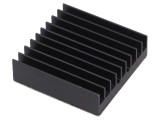 Radiator extrudat cu aripioare BGA negru 32,5x32,5mm