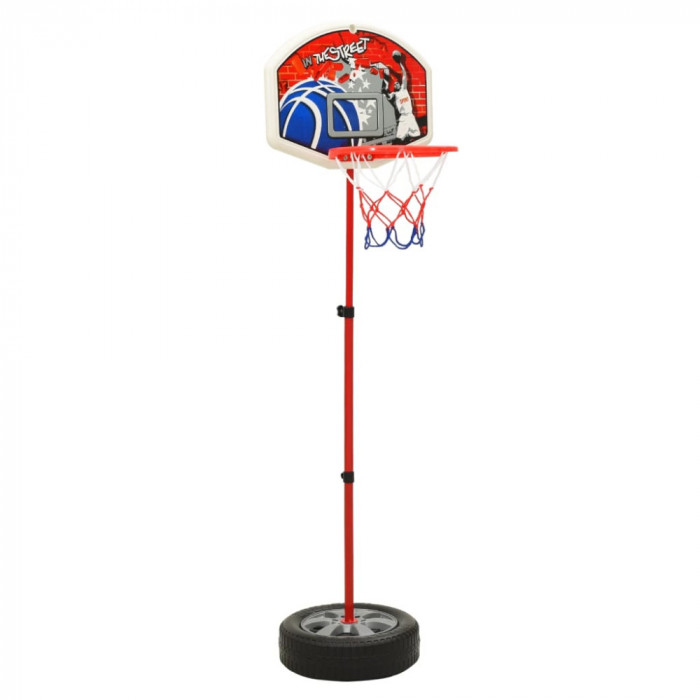 vidaXL Set de joc de baschet pentru copii, reglabil, 120 cm