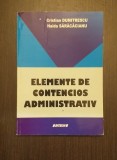 ELEMENTE DE CONTENCIOS ADMINISTRATIV - CRISTIAN DUMITRESCU, HAIDA SARACACIANU