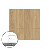 Pardoseala SPC Leziter Campo Oak Stejar, 1220x180x5mm, AC4, Vinil Laminat, Impermeabil, Izolare Fonica, Montaj Clic