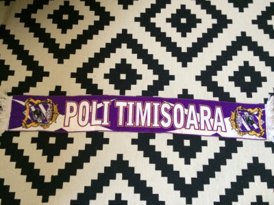 fular poli timisoara FC politehnica banat fan sport echipa fotbal club romania foto