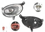 Lampa semnalizare fata cu Proiector de zi , Daytime running Fiat 500x, 04.2015-, fata, Stanga, cu Proiector de zi , Daytime running; P21W+PY21W; cu s