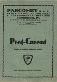 C9675N Parcomet SAR, Prima fabrică de armături și construcțiuni metalice, București, listă de prețuri, anii 1930