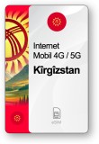 ESIM Internet K&icirc;rg&icirc;zstan, valabil 7 zile, trafic Nelimitat, Premium
